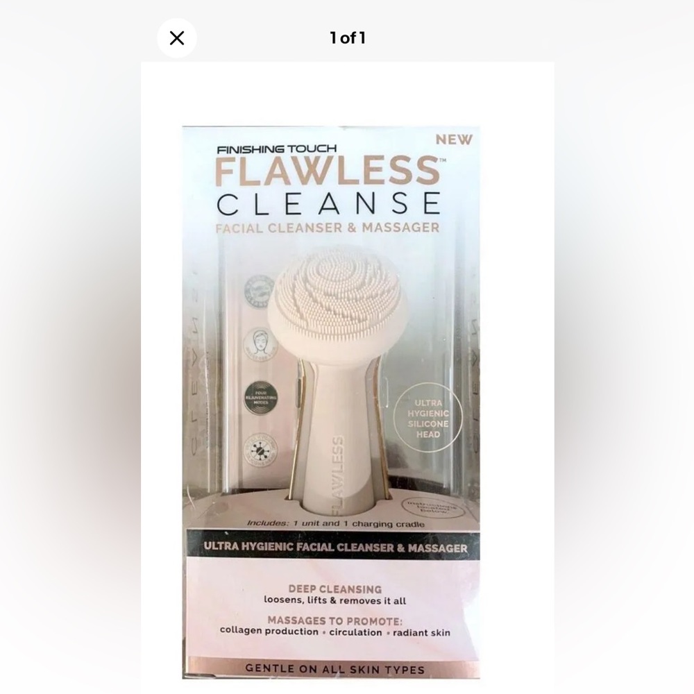 FLAWLESS Cleanser Facial Cleansing Brush - Pink 4672